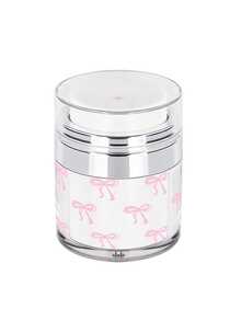 Bow Pattern Refillable Empty Cosmetic Jars With Lids, Travel Toiletry Containers, Cosmetic Moisturizer Sample Containers, Suitable For Face Cream, Lotion, Cosmetics, Ointment, Face Mask, Travel Essentials, Fitness, Study (Empty Bottle Only) - Multicolor - View 6