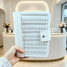 150片美甲色號展示書，附可拆卸非磁性指甲油色卡、可拆卸支架，適用美甲沙龍收納，耐用輕量結構，可拆卸設計方便客製化，非磁性固定系統 - 白色 - 查看 5