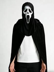 Velvet Hooded Cloak, Adult Wizard Cloak, Unisex, Essential For Vampire And Witch Costumes, Ideal For Halloween And Christmas Parties, Easy To Wear And Store, Perfect Holiday Gift - Multicolor - View 21