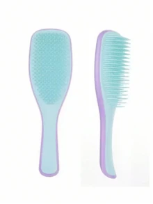 Anti-Tangle Professional Hair Comb, Curly Hair Styling Comb, Smooth Hair Care With Scalp Massage, Suitable For All Hair Types (Curly / Straight / Wet / Dry), Bathroom Accessory, Travel Essential - A - View 7