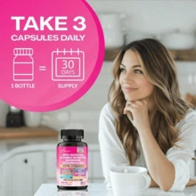 Miriyalyad Hormones & Cycle Support - Women's All-In-One Supplement - With Myo-Inositol, D-Chiro Inositol & 13+ Extra Strength Ingredients - 90 Vegan Capsules - 1PCS - 查看 3