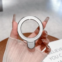 360° Rotation Finger Ring Holder Grip Strong Magnet Bracket Magnetic Mobile Phone Stand For Magsafe 17 16 15 14 13 12 Pro - Multicolor - View 6