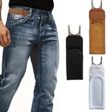 Unisex Elastic Waist Belt - Buckle-Free Strap, Tactical Elastic Belt With Hook, Adjustable Hook And Loop Waistband, Comfortable & Fashionable, Suitable For Men & Women, Perfect For Everyday Wear - Multicolor - View 12