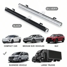 1pc Automatic Retractable Car Sunshade, PVC Heat-Insulating Roller Blind Sun Protection Cover, Car Adsorption-Style Blackout Curtain, UV-Resistant Heat-Insulating Curtain, Easy Installation, Suitable For Most Car Models, Heat-Insulating Sunshade - A - View 9