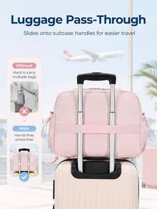 Large Capacity Travel Bag, New Short Trip Lightweight Luggage Organizer, Portable Makeup Bag, Travel Toiletry Bag, Travel Luggage Bag, Sports Fitness Bag, Multi-Compartment Lightweight Handbag, Campus Essentials, College Dorm Essentials - View 6