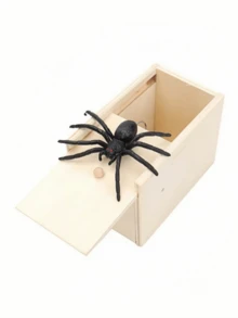 2pcs Scary Spider Box, Fake Insect Surprise, Suitable For Halloween, Christmas, April Fool's Day, Graduation Gifts And Giving - A - View 2