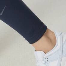 Nike Quick-Drying Comfortable Breathable High-Waisted Cropped Leggings For Women, Navy Blue - Navy Blue - View 5
