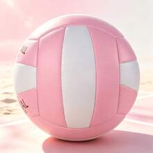1 Peça Bola de Vôlei Juvenil Iniciante Tamanho 5 para Uso Interno/Externo, Bola de Treinamento e Jogo Profissional, Adequada para Prática de Vôlei de Praia - Multicolorido - Visão 5