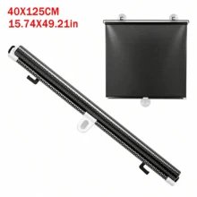 1pc Automatic Retractable Car Sunshade, PVC Heat-Insulating Roller Blind Sun Protection Cover, Car Adsorption-Style Blackout Curtain, UV-Resistant Heat-Insulating Curtain, Easy Installation, Suitable For Most Car Models, Heat-Insulating Sunshade - A - View 15