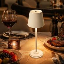 Wireless Touch Sensor LED Desk Lamp With USB Charging Port, Touch Switch - Sensitive Finger Sensing, 3-Color Light Modes, Multiple Brightness, Portable Night Light, Detachable - 2 Heights, Suitable For Home, Office, Outdoor And Restaurant - Modern Design - 檯燈 - 查看 2