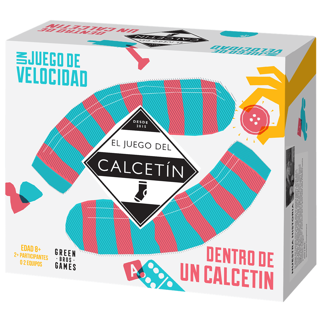 asmodee El juego del calcetín, Divertido Juego de Mesa Familiar de Agilidad Táctil y Rapidez, Carrera para Encontrar Objetos, A Partir de 8 Años, De 2 a 10 Jugadores, 30 Minutos, Español - ✅Envío en 24-48 Horas