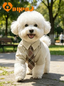 Summer Lightweight Breathable Pet Shirt, Button-Up Casual Boy Dog T-Shirt, Soft Pet Outfit, Suitable For Small Dogs And Cats - Multicolor - View 5