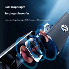 HP WS10 Wired Speaker Surround Sound High Volume Modern Style Bass Audio Strip Home Speaker Wired Dual-Mode Computer Audio Original HP Speaker For PC Cellphone Laptop TV - View 8