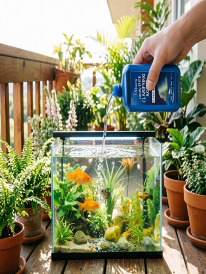 水族箱淨水器，清澈水質魚類用品，魚缸清潔淨水器，快速淨化水質不傷魚