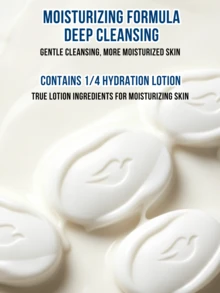 Dove 乳木果油與香草皂 90g*4，含 1/4 保濕乳液，溫和清潔，泡沫豐富濃密，保濕滋潤不乾燥，適用於臉部、身體與雙手的多用途皂，適合所有膚質 - 經典原味 深層保濕柔嫩 - 查看 7
