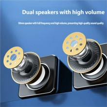 2入組 HP NS1 Pro 有線迷你桌面喇叭 強力環繞音效 低音重低音 電腦音響 適用汽車、居家、PC、筆電 HiFi 原裝 HP 喇叭 - 查看 4