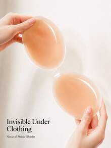 Women's Waterproof Thick Silicone Breast Petals, Small Breast Lift & Push-Up, For Wedding Photography - Pink - View 3