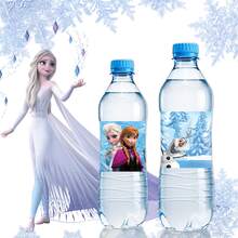 Hasbro 熱銷卡通冰雪公主主題水壺貼紙，生日派對活動聚會氛圍裝飾用品 - 彩色 - 查看 8