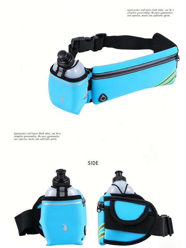 Sac de course imperméable avec porte-bouteille d'eau, sac de sport de course pour hommes et femmes, avec porte-téléphone, pour iPhone 15/14/13/12/11 Pro Max/Xs/Xr/X/8/7 Plus/Galaxy