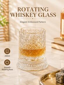 1 buah Gelas Wiski Putar, Gelas Putar "Gaya Klasik" yang Dirancang Khusus untuk Wiski Scotch; Cocok untuk Bar, Pesta, Penggunaan di Rumah, dan Hadiah. Menampilkan Kilau Seperti Kristal Premium dan Desain Putar Anti-Tumpah; Juga Cocok untuk Bir - MultiWarna - View 5