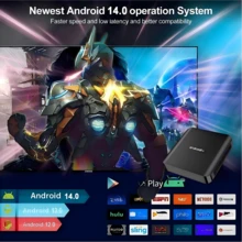 Q96 OHP TV98 ATV Plus 智能电视盒，Android 14 系统，全志 H313 芯片，支持 4G/5G 双频 WiFi，可播放 6 个频道的 4K 高清媒体播放器，内置 2GB 内存和 16GB 存储空间，支持 IPTV。 - 黑色 - 查看 7