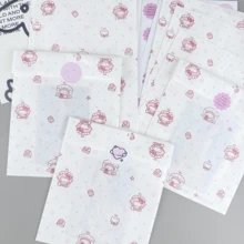 100pcs 4.7x6.7 Inch Gift Packaging Bags, Including Holiday Gift Paper Bags, Gift Wrapping Bags, High-End Decorative Packaging Paper Bags, Accessory Small Gift Paper Bags, Cartoon Cat Pattern Paper Bags, Party Gift Wrapping Bags And Creative DIY Decorative Gift Paper Bags, Suitable For Holidays, Weddings, Birthday Gift Bags And Gift Wrapping Paper Bags - Gift Bags - View 3