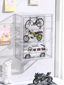 1PC Versatile Clear Acrylic Storage Box - Dustproof Display Case For Models, Tools & Books | Transparent Organizer Container,Product Display Racks, Bag Storage, Toy Storage, Shoe Storage, Cosmetic Storage - Multicolor - View 11