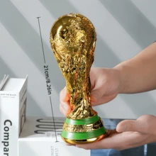 FIFA FIFA Piala Dunia, Cocok untuk Acara di Kanada, Meksiko, dan AS - Piala Sepak Bola Resin dengan Piala Ikonik dan Figur Piala, Pajangan Koleksi Penggemar, Dekorasi Pesta Ulang Tahun, Hadiah Pajangan Kantor - Piala - View 13