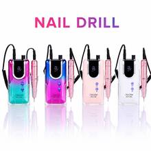 45000 RPM Electric Nail Drill With LCD Screen, Rechargeable, Suitable For Gel Nail Polishing, Perfect For Home Use Or Nail Salon - Multicolor - View 1
