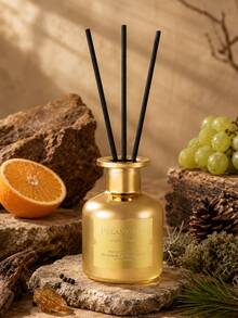 Difusor de varillas de 150ml con botella de espejo dorado & plateado, aroma cítrico floral amaderado, tapa de metal, fragancia para el hogar para dormitorio, baño, sala de estar, oficina, hotel, decoración de lujo - Modelo regular - Ver 13