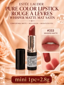 Estée Lauder 雅詩蘭黛絕色由我絨霧唇膏#333,正裝3.5g，小樣2.8g，持久不掉色、輕盈絲絨質地,滋潤啞光,易上妝，適合初學者 - 絲絨#333 - 查看 13