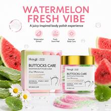 60G Niacinamide Butt Scrub With Watermelon Extract / Chamomile Flower / Aloe Vera Leaf Extract / Centella Asiatica Leaf Extract / Niacinamide Extract, Cleanses Skin Keratin, Moisturizes And Improves Rough Buttocks To Smooth And Refined - Watermelon - View 3