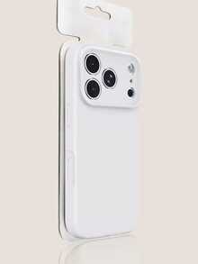 High-Quality Liquid Silicone Phone Case Compatible With IPhone 17 Pro Max, 17 Pro, 17 Air, 17, 16, 15, 14, 13, 12, 11 Pro Max Plus, Soft Touch, Skin-Friendly, Shock-Proof Protective Cover - Pure White - View 4