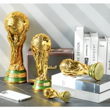 FIFA FIFA Piala Dunia, Cocok untuk Acara di Kanada, Meksiko, dan AS - Piala Sepak Bola Resin dengan Piala Ikonik dan Figur Piala, Pajangan Koleksi Penggemar, Dekorasi Pesta Ulang Tahun, Hadiah Pajangan Kantor - Piala - View 3