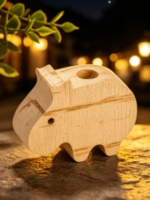 動物造型木製香氛擴香器，居家裝飾，精油擴香器，精油配件，優雅木製香氛裝飾，適用於居家與車內香氛擴散 - 優雅木製精油擴香器 - 完美禮品選擇 - 均碼 - 查看 7