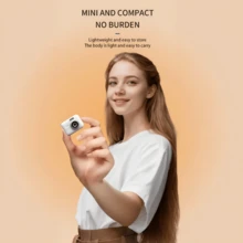 Mini Retro 1080p HD Digital Camera, Neck-Worn Portable With Display, Compact Camera180mAh - View 9