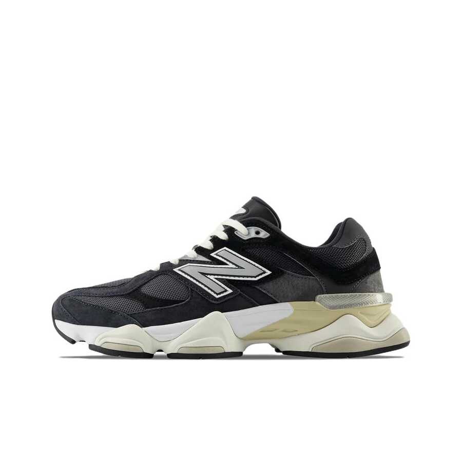 New Balance NB 9060 Comfortable And Stylish Low-Top Casual Urban Commuting Running Shoes, Men's, Black - Black - View 1