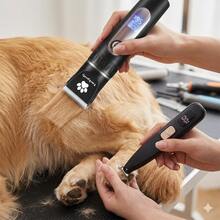 Classic Ceramic Blade Electric Pet Hair Clipper, High Speed High Power Low Noise Anti-Clogging With LCD Display, Grooming Kit For Dogs, Cats, Sheep, Horses And Other Pets - View 5