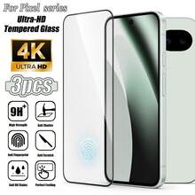 CASECOPS 3片裝超高清螢幕保護玻璃，支援指紋解鎖！相容於 Pixel 11 Pro XL/11 Pro/11、10a/10 Pro XL/10 Pro/10、9a/9 Pro XL/9Pro/9。9H 硬度強化玻璃，支援指紋解鎖！超清晰、高透明度。防油、防刮、防指紋、防塵保護。觸感滑順，快速觸覺回饋。全螢幕覆蓋，無氣泡。 - 3件 - 查看 15