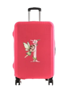 Little Elf Letter Print 18-32 Inch Durable Universal Luggage Cover, Dust-Proof And Scratch-Resistant Luggage Cover With Elastic Edge, Suitable For Flights, Honeymoon, Airport, Cruise, Business Travel, Unisex Travel Essential Accessory, Suitable For Family, Friends, Mother, Teacher, Fits Most Roller Luggage, Carry-On Bags, Trolley Bags,Back To School - Multicolor - View 34