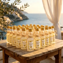 50 Sets Empty Lemon Liqueur Plastic Bottles With Gold Screw Caps, Including Lemon Stickers And Decorative Jute Rope, DIY Liqueur Containers, Amalfi Coast Country Wedding, Sicily Lemon Festival Packaging, Tuscany Farm Welcome Gifts, Souvenirs - Yellow - View 6