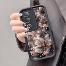 頂級創意珍珠花蝴蝶防摔手機殼，加厚防滑保護套，適用於 iPhone 17/17 Air/17 Pro/17 Pro Max、Honor、Galaxy - 黑色 - 查看 3