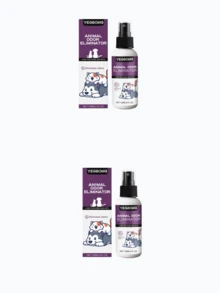寵物除臭噴霧，溫和配方適合日常使用，適用於貓砂、狗砂、寢具與籠子，抗菌除味 - 120ml - 查看 7