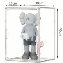 1PC Versatile Clear Acrylic Storage Box - Dustproof Display Case For Models, Tools & Books | Transparent Organizer Container,Product Display Racks, Bag Storage, Toy Storage, Shoe Storage, Cosmetic Storage - Multicolor - View 7