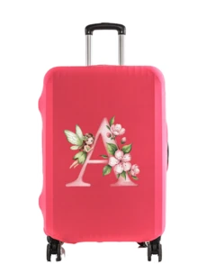 Little Elf Letter Print 18-32 Inch Durable Universal Luggage Cover, Dust-Proof And Scratch-Resistant Luggage Cover With Elastic Edge, Suitable For Flights, Honeymoon, Airport, Cruise, Business Travel, Unisex Travel Essential Accessory, Suitable For Family, Friends, Mother, Teacher, Fits Most Roller Luggage, Carry-On Bags, Trolley Bags,Back To School - Multicolor - View 21