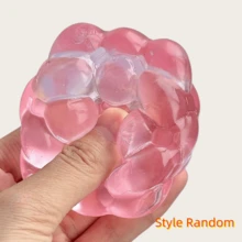 1 pieza Cubo antiestrés 2026 nuevo de 9 bolas con textura rugosa, suave al tacto, de rebote lento, reductor de estrés para adultos y adolescentes, decoración de escritorio, regalo y detalle para fiesta, estilo y embalaje aleatorios - Multicolor - Ver 3