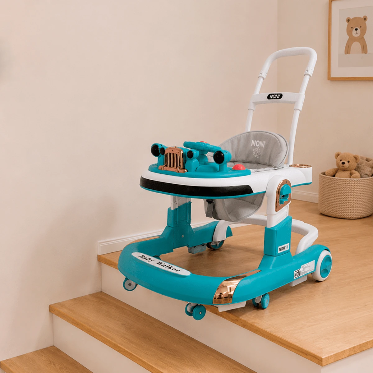 Baby Walkers - Mint Blue - View 1