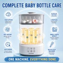 Hauture Baby Bottle Sterilizer And Dryer, Electric Steam Sterilization With Large Capacity For Glass & Plastic Bottles, Auto Shut-Off, Great Baby Shower Gift - 查看 3