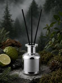 Difusor de varillas de 150ml con botella de espejo dorado & plateado, aroma cítrico floral amaderado, tapa de metal, fragancia para el hogar para dormitorio, baño, sala de estar, oficina, hotel, decoración de lujo - Modelo regular - Ver 10