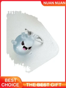 10/5/1pc Halloween Ghost Keychain, Cute Cartoon Resin Pendant Key Ring, Suitable For Decorating Wallet, Keys, Backpack, Etc., Perfect Gift For Family, Friends And Colleagues - Multiple Styles - View 5